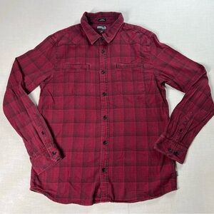 O'Neill Classic Fit Red Von Flannel Button Up Shirt Men’s Size L